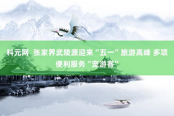 科元网  张家界武陵源迎来“五一”旅游高峰 多项便利服务“宠游客”