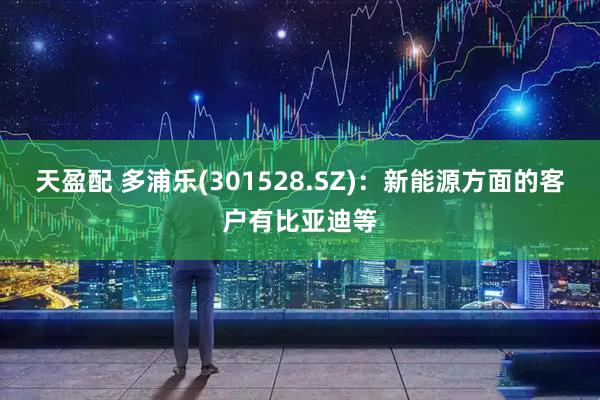 天盈配 多浦乐(301528.SZ)：新能源方面的客户有比亚迪等